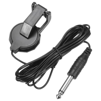Clip-on Acoustic Electric Guitar Pickup Audio Transducer Amplifier 12 Hole 1/4" image 2