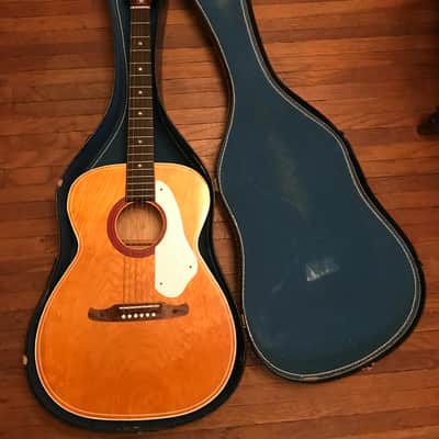 Vintage 1970 Fender F1010 Uni-Bar Acoustic Natural image 21