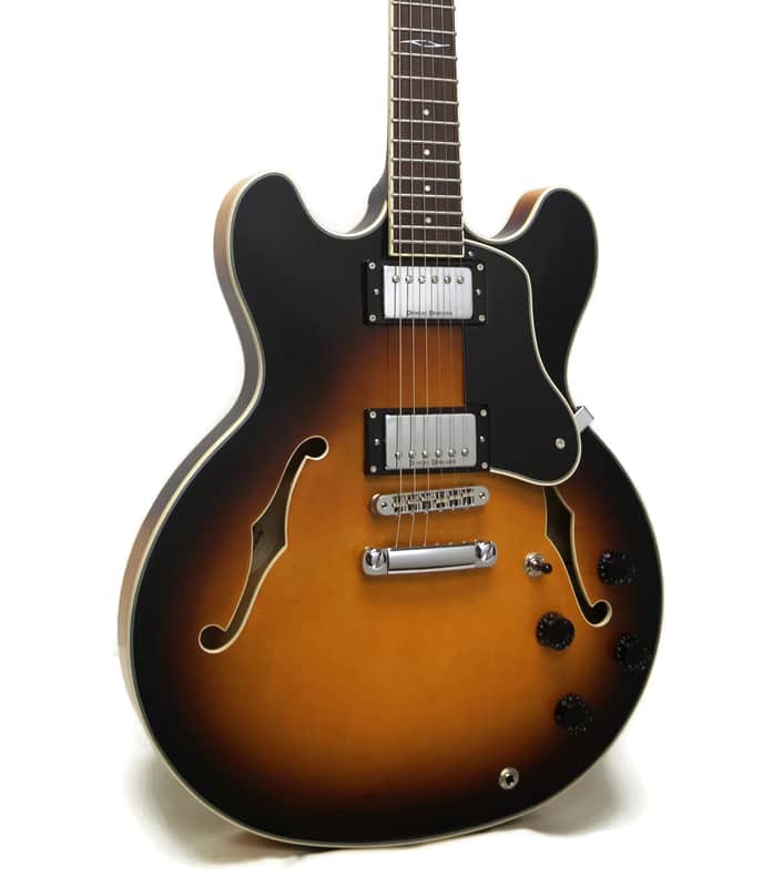 Alvarez AAT33/TSB Jazz & Blues Series Archtop Semi-Hollowbody Electric Guitar image 1