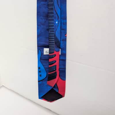 *vintage 1994* Ralph Marlin NECKTIE (80's Hard Rock/Metal) Guitar & Bass Graphic MADE IN USA! image 9