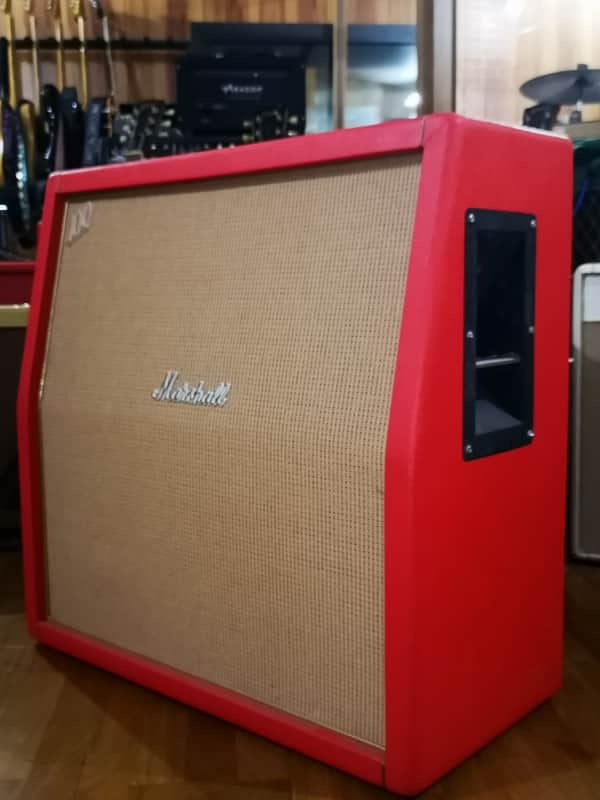 Marshall 1960A cabinet 1970 - RED - empty - no speakers image 1