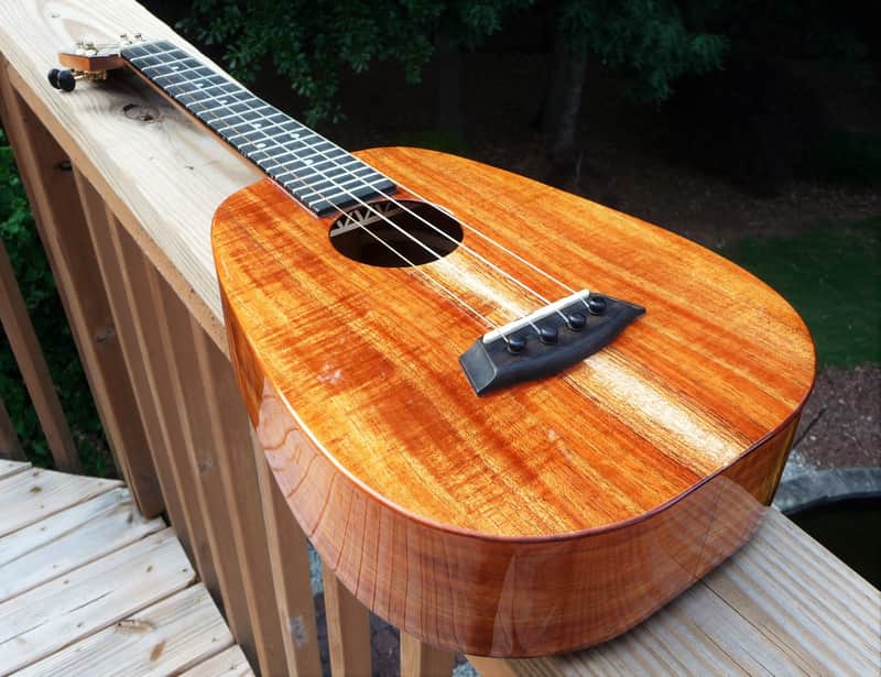 Kanile'a  ( Kanilea )  P1-T DLX Koa Pineapple Tenor Ukulele 2020 gloss UV polyester image 1