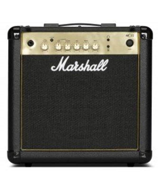 Marshall  MG15G 15-watt, 2-channel 1x8" Guitar Combo Amp w/ 3-band EQ, Line In, and Speaker-emu Line/Headphone Outs image 1
