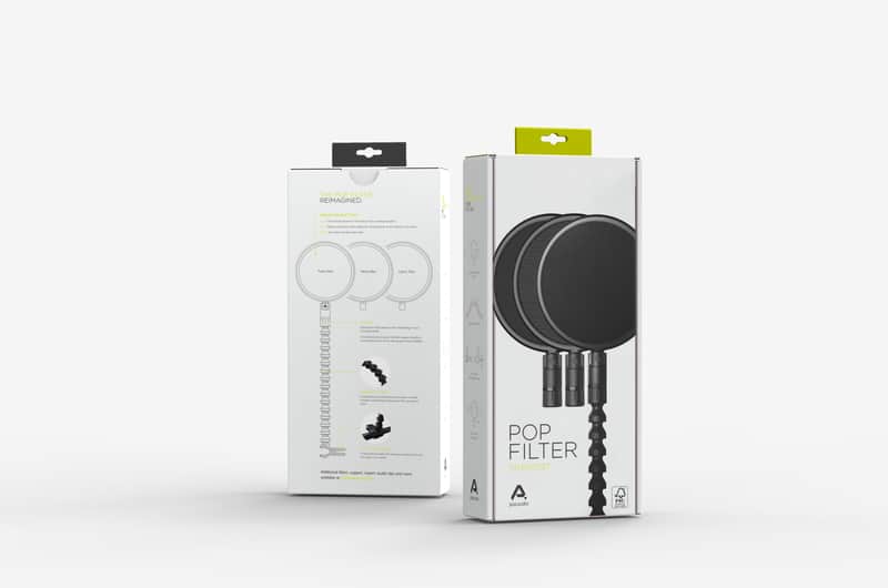 Pop Audio Studio Pop Filter Set - Black image 1