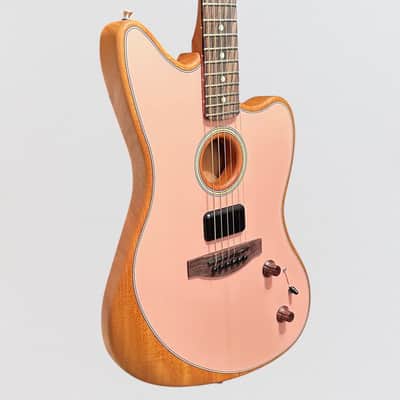 Fender Acoustasonic Player Jazzmaster Acoustic-Electric Guitar - Shell Pink image 2