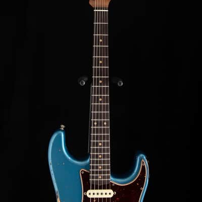 Fender Custom Shop LTD 1961 Heavy Relic Stratocaster Lake Placid Blue Over 3 Tone Sunburst image 13