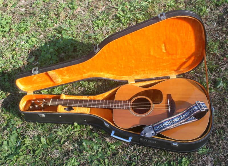 Yamaha FG150 Red Label Nippon Gakki 1972 - Natural+Rocket Hard Case image 1