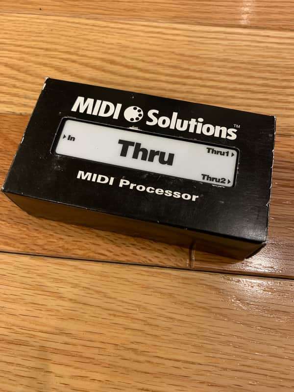 MIDI Solutions MSL THRU 2 Output Active MIDI Thru Box image 1