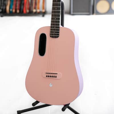 2022 Blue Lava Touch in Coral Pink Acoustic Guitar. image 1