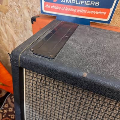 Vintage 1970s Marshall 4x12 Checkerboard 1960 Amplifier Speaker Cabinet G12L-35 image 7