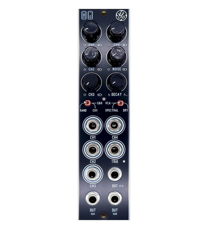 Blue Lantern Mu Format 5U Mixer-VCA-Decay 2025 - black image 1