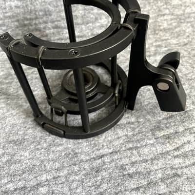 Deluxe Black Curved 22 Mm Thread Microphone Shockmount Apex Nady T Bone image 4