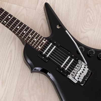 1988 Yamaha HR-III Vintage Guitar Black, Kyoji Yamamoto Bow Wow image 7