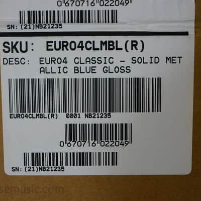 Spector Euro 4 Classic - Solid Metallic Blue Gloss image 21