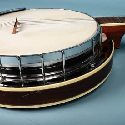 Alvarez Bow Tie Seahorse Deluxe 1970s Banjo - Maple image 9