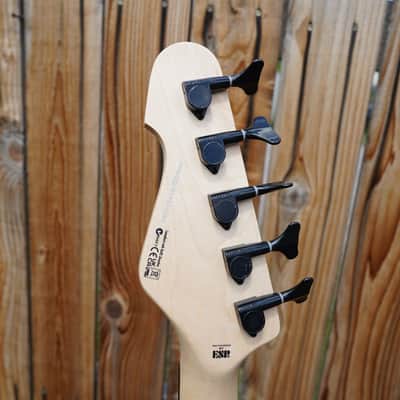 ESP LTD AP-5 - Candy Apple Red Satin 5-String Electric Bass Guitar image 6
