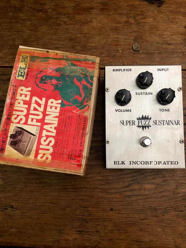 Elk Super Fuzz Sustainar 1970s - Silver image 1