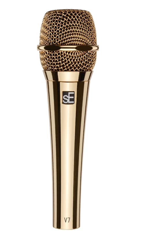 Se Electronics V7 Gold Dynamic Microphone Vocal Handheld Supercardioid mic image 1