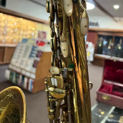 Vintage King Super 20 Full Pearl Tenor Saxophone image 8