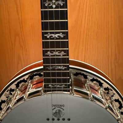 Deering  Eagle II Acoustic Electric 5 String Banjo and Fishman Platinum PRO EQ Preamp Pedal image 5