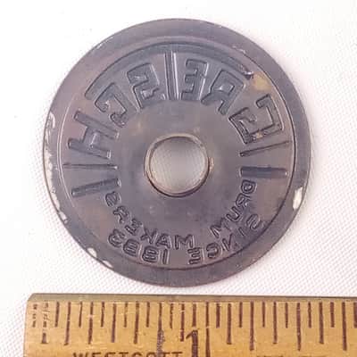 Gretsch Snare Drum Round Badge Skinny Sticks Broadkaster 40s-50s Brooklyn,NY USA image 2