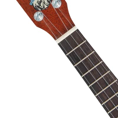 Kala KA-F8-MHG Pan Pacific All Solid Mahogany Figure 8 Soprano Ukulele image 4