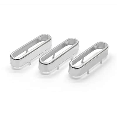 3PCS Guitar Brass Single Coil Pickup Strat Style Covers Set image 2