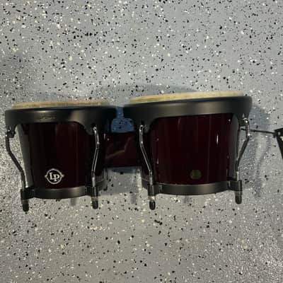 Latin Percussion Aspire Series 6-3/4” & 8” Bongo Set - Dark Wood - LPA601-DW image 1