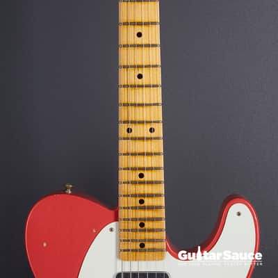 Fender Custom Shop 56 Telecaster Journeyman Aged Fiesta Red 2019 Used (Cod. 1451UG) image 10