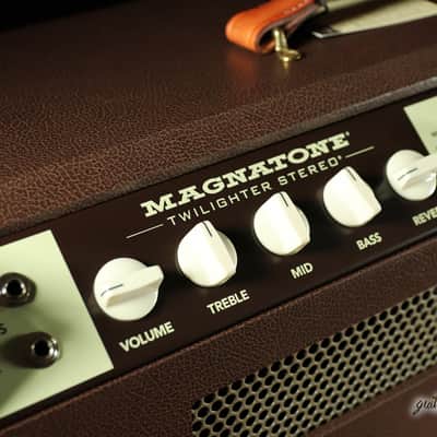 Magnatone Twilighter Stereo 22W+22W Reverb/Vibrato Tube Head & 2x12” Cab image 7