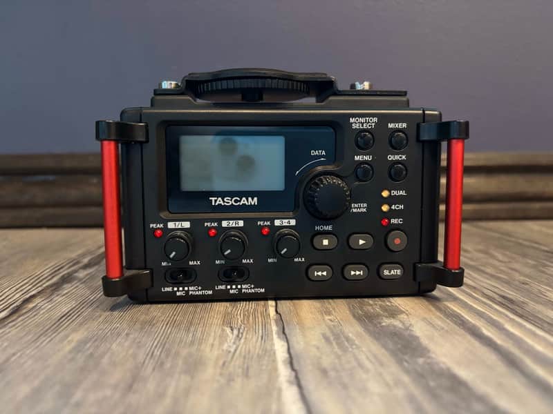 TASCAM DR-60DMK2 4-Track Audio Recorder For DSLR Cameras image 1