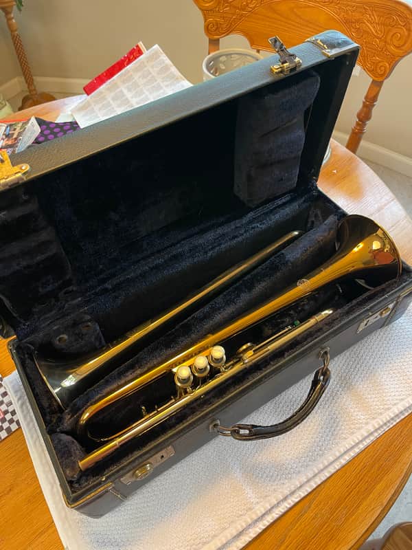 Selmer Paris Trumpet B700 1977 - Rose Brass, yellow Brass, nickel silver image 1