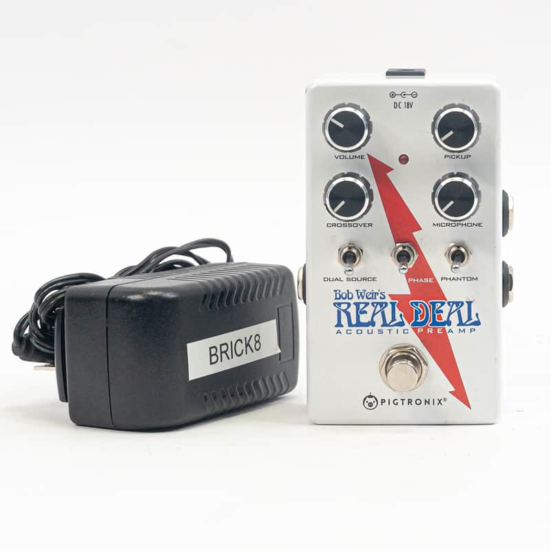 Pigtronix Bob Weir’s Real Deal Acoustic Guitar Preamp Pedal w/ Power Supply image 1