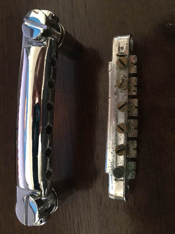 Les Paul Style Guitar Bridge + Tailpiece Parts image 1