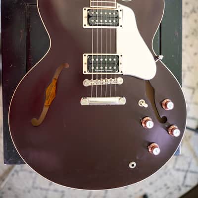 Gibson 335 Mod Shop - Electric Plum - Pearly Gates image 5