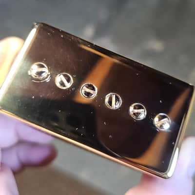 Used Seymour Duncan Hot Phat Cat Silencer Pickup Set - Gold Covers image 2