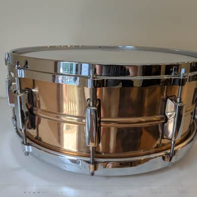 Peace Bronze 14x5.5" Snare with Diecast Hoops - Bronze image 4