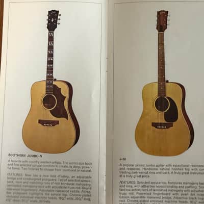 1979 original full Gibson acoustic catalog Hummingbird Dove  1970 - 1971 - Original image 5