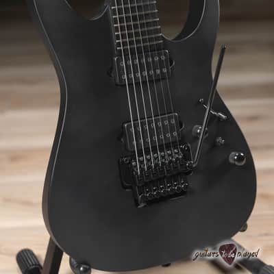 Ibanez RGRB720 RG Iron Label 7-String Tremolo Guitar – Black Flat image 3