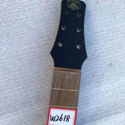 Black Hawaiian Slide Electric Guitar Semi Finished Kit, 22 Frets image 13