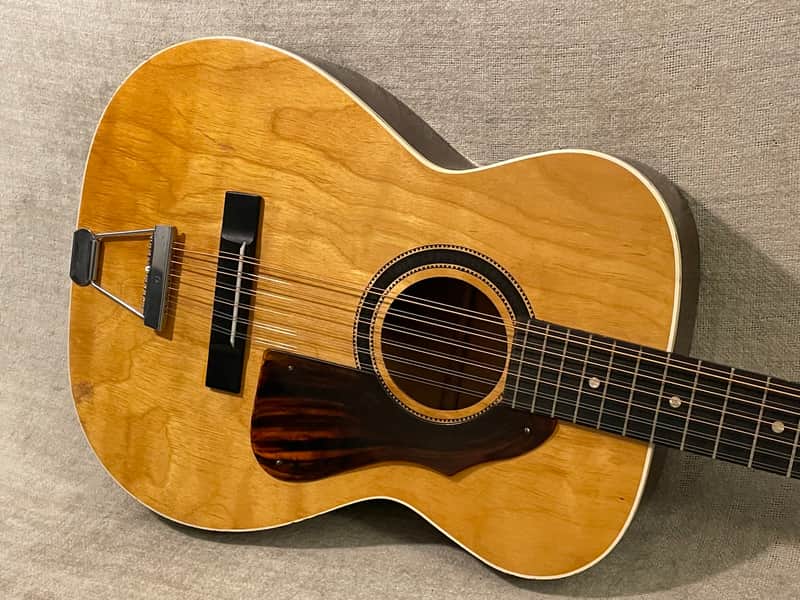 1970 USA Harmony Stella H913 Slot Head 12 String Acoustic Guitar Natural image 1