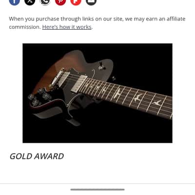 PRS S2 Singlecut Standard Satin 2016 - 2019 - McCarty Tobacco Sunburst image 8