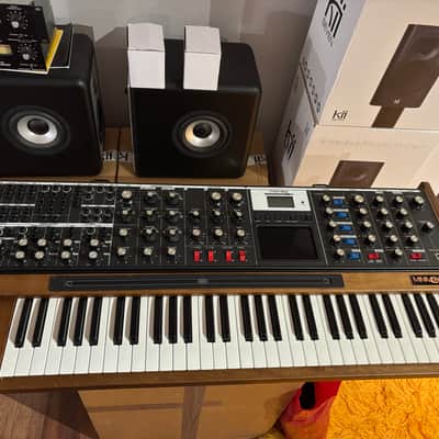 Moog Minimoog Voyager XL 61-Key Monophonic Synthesizer 2010 - Black with Wood Cabinet image 9