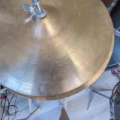 Ludwig Keystone Badge Drum Kit Late 1960's - Blue sparkle with Avedis Zildjian Old‑Stamp Cymbals image 10