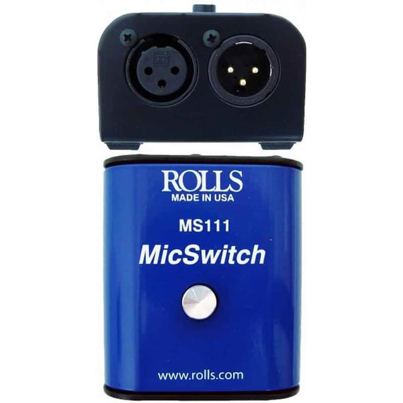 Rolls MS111 Configurable Professional Microphone On/Off Switch imagen 1