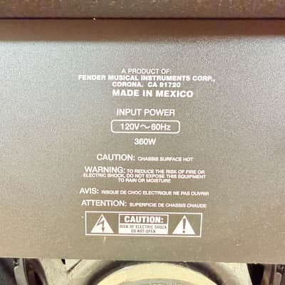 Fender Deluxe 112 Plus 90-Watt 1x12 Solid-State Guitar Combo Amplifier Made in Mexico 1998 image 11