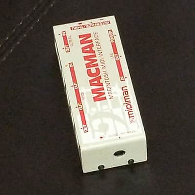 Midiman Macman 1 In 3 Out MIDI interface Early 90s  - Off White / White / Red image 6