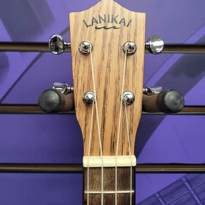USED Lanikai Model OA-C Oak Concert Size Acoustic Ukulele w/ Gig Bag image 7