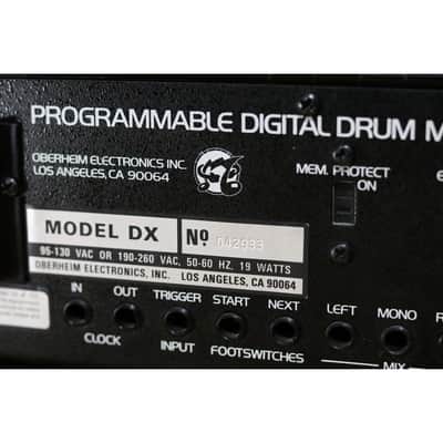 Immagine Oberheim DX Vintage Drum Machine 1980's - 8