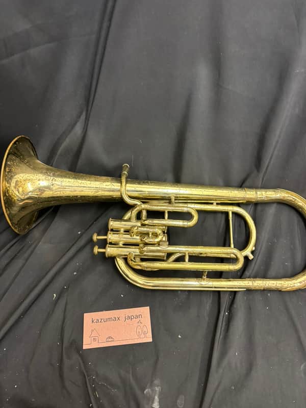 Yamaha YAH 201 Alto Horn Brass Instrument Vintage Untested image 1